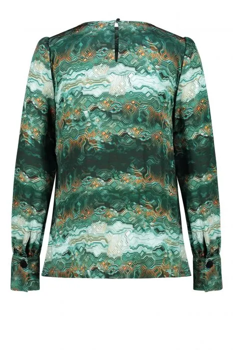 Claudia Sträter blousetop met grafische print