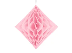 Honeycomb Diamant Licht Roze (20cm)
