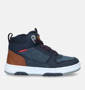 Milo & Mila Hoge schoenen blauw