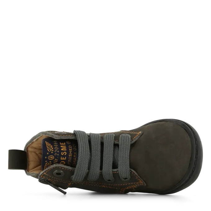 Shoesme donkerbruin hoog veterbootje